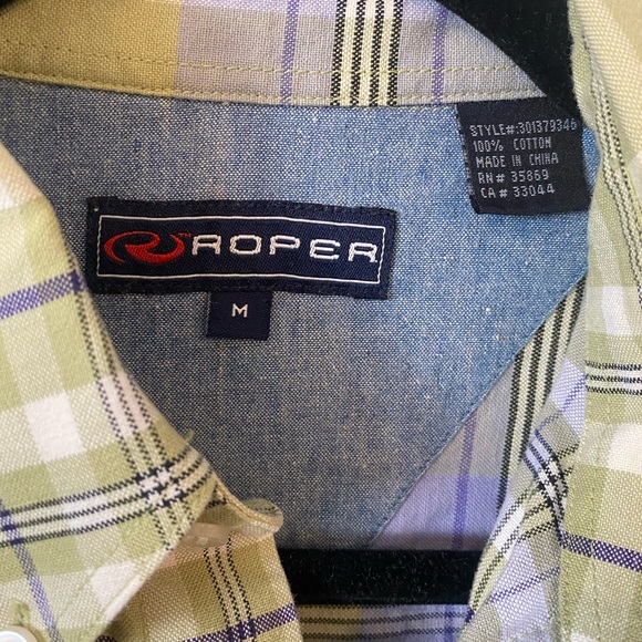 Roper sustainable casual button down shirt - Picture 3 of 5